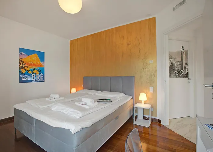 דירה Attico Al Parco With Airconditioning - Happy לוגאנו