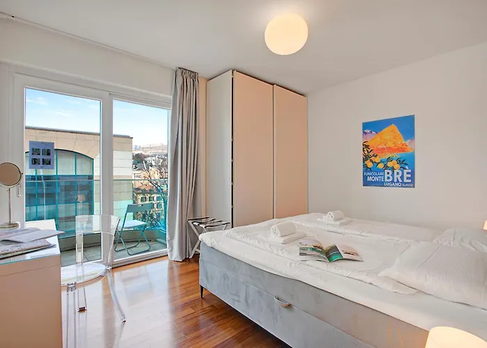 Attico Al Parco With Airconditioning - Happy * לוגאנו